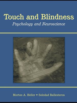 cover image of Touch and Blindness